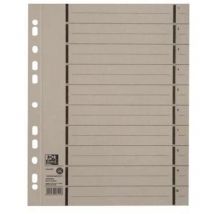 Oxford Trennblatt 400004668 din A4 250g Karton grau 100 St./Pack.