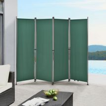 Trennwand Modica Outdoor 170x215 cm Dunkelgrün Pro.tec