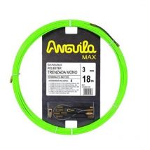 Anguila - Trenzado mono terminables intercambiables 18m max diámetro 3mm verde fluor
