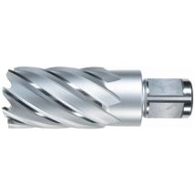 Trépan HSS-Co 34 mm – Profondeur de coupe 50 mm – Tige Weldon 19 mm – Matériau HSS/HSS Co5 – Scie cloche et trépan