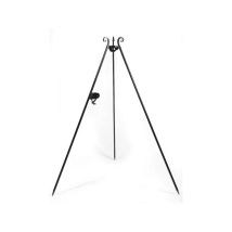 Trépied CookKing 180 cm – Acier – Moulinet – Housse de barbecue et plancha – Longueur, Hauteur, Largeur