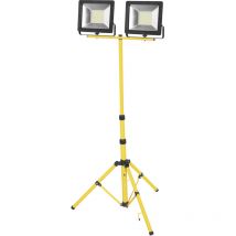 Alfa - Trépied avec projecteur led froid matel ip65 2x30w