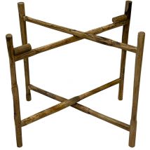 Bazardeluxe - Trépied en bambou pour plateau Jali 50 x 46 x 42 cm