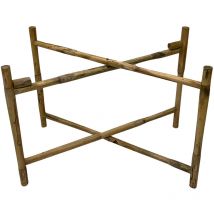 Bazardeluxe - Trépied en bambou pour plateau Jali 60 x 56 x 45 cm