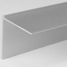 Treppenkante 'Aulla' / Treppenkantenprofil / Winkelprofil, konfigurierbar, Breite: 37 mm, Höhe: 10-40 mm, Einfasshöhe 2-7 mm aus Aluminium eloxiert,