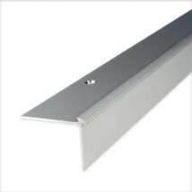 Treppenkante 'Lévis' / Winkelprofil 30 x 40 x 2,5 mm Typ: 386 (Aluminium eloxiert, gebohrt)-silber-1000