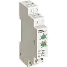 Wallair – N61145 Treppenlichtzeitschalter Hutschiene 230V – Nulldurchgangsschaltung, Vorwarnfunktion, 3- und 4-Leiter-Anschlüsse