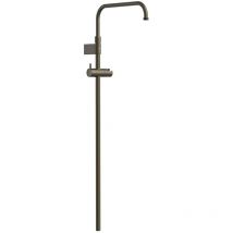 03464501KMB over-wall Barra de Ducha Telescópica Adaptable a Grifo Termostático Mural con Conexión Compatible Negro Bronce - ref: 03464501KMB - Tres