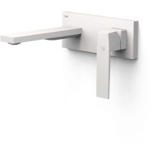 Tres Grifería - tres 20230031BM slim Pieza Vista para Cuerpo Empotrado De Lavabo Color Blanco Mate - ref: 20230031BM