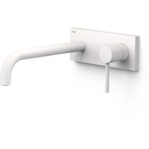 Tres Grifería - tres 26230032BM study Pieza Vista para Cuerpo Empotrado De Lavabo Color Blanco Mate - ref: 26230032BM