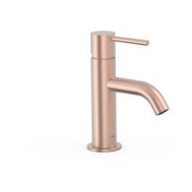 TRES 26290301OPM STUDY EXCLUSIVE Grifo Monomando Para Lavabo Oro Rosa Mate - ref: 26290301OPM