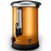 Tresko - Glühweinkocher Kupfer 20L / 2500W Einkochautomat aus Edelstahl Glühweinkessel Glühweinautomat Heißgetränkeautomat Heißwasserspender