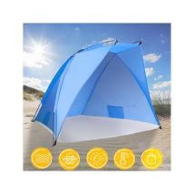 Strandmuschel Pop Up Strandzelt Sonnenschutz Windschutz Zelt Sichtschutz xxl - Tresko