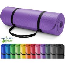 Tresko Tapis D'Exercice Fitness Yoga Pilates Gym, En Mousse Nbr (190 X 100 X 1,5cm) Pourpre