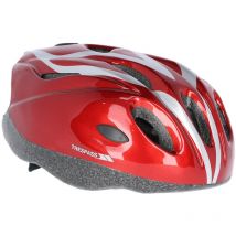 Trespass Tanky Youths Cycle Helmet - 52/56 - Metallic Red