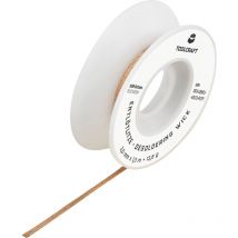 Toolcraft - Tresse à dessouder ZD-180 Longueur 1.5 m Largeur 3.0 mm flux imprégné V925411