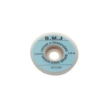 Tresse cuivre a desouder 2.5 mm 1.6 m pour outillages - 12169