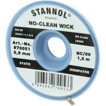 Stannol - Tresse de dessoudage nc/oo 0.8mm