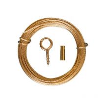 Tresse Laiton n°1 pour suspension cadre 5 kg
