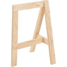 Astigarraga - Chevalet décoratif avec trois pieds en pin massif non vernis modèle glam ( CABGLA.99)