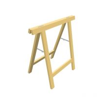 Jacquenet Malin - Tréteau T106A professionnel bois dur - Hauteur de travail non réglable : 770 mm - Charge maximale : 550 kg