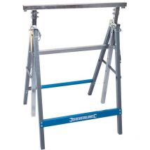 Tréteau robuste en acier et hauteur réglable Charge 150 Kg - 226168 - Silverline