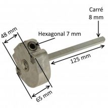 Geiger - Treuil a Vis 6/1 Entree 6p7 Sortie C8 Male (avec Fin De Course)