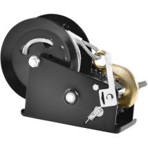 Mophorn - Treuil manuel capacité de traction de 3 500 lb, manivelle à câble robuste avec câble en acier de 33 pi et cliquet bidirectionnel, commande