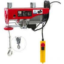 Treuil Palan électrique 400/800 kg 1300W Treuil palan à Ascenseur levage pour avec Télécommande - Arebos