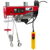 Treuil Palan électrique 100/200KG 500W Treuil Palan à Chaine à Levier Treuil palan à Ascenseur levage - Arebos