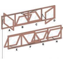 Comtra - Treuil pour ferme-imposte Aquilon type 4004
