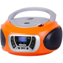 Stereo Portatile Boombox Cd Dab Dab+ Aux-In Trevi Cmp 510 Dab Arancio