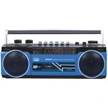 Trevi - rr 501 bt Stereo Boombox Enceinte portable Bluetooth, usb, sd, MP3, Bleu