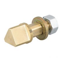 Couillet - Triangle à poser pour serrure à larder en carré de 7 mm, type 14 mm