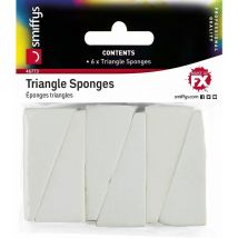 Triangle Sponges White Pack of 6 [46773]