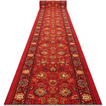 Triangles de couloir TRADYCJA traditionnel antidérapants Rouge gomme 100cm red 100x350 cm