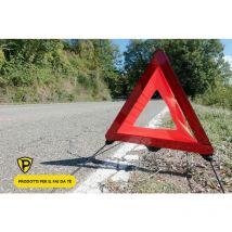 Triangolo Emergenza + custodia stradale Rhutten sicurezza incidente catarifrangente auto