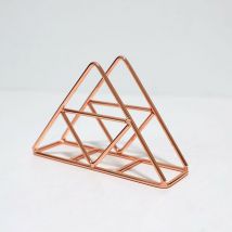 Triangulaire Porte Serviette Papier, Inoxydable Porte Serviette Table, Range Serviette de Table