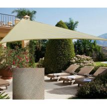 Garden Deluxe Collection - Triangulaire Shadow Sail 300x300x300cm Amalfi White - White