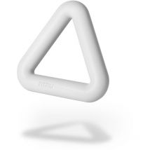 Fitfiu Fitness - Triangular Kettlebell 3,2kg mit ergonomischem Stahlgriff aus weißem, weichem Silikon für Kraft- und Cardioeinheiten fitfiu by Patry
