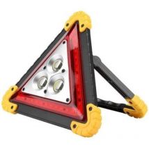 XVX - Triángulos de advertencia para coche, triángulo de advertencia led multifuncional, triángulo de emergencia portátil con señal de parada