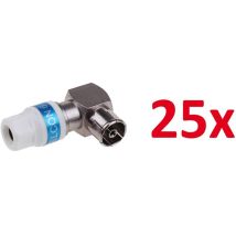 Triax - Iec-winkelstecker Zur Selbstinstallation, Cabelcon Box 25 Stück - Tr360940 -