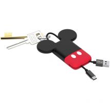 Tribe Portachiavi Cavo Dati-Ricarica Usb Disney Mickey 22 Cm Android