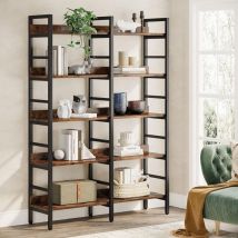 Tribesigns - Librería, Estantería de Almacenamiento de 5 Niveles, 120 x 30 x 180 cm, Organizador de Oficina de Estudio, para Salón, Estilo