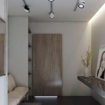 Koblenz - Tricks 900mm - tricks - Sistema de carro y guía invisible para 1 hoja móvil de madera