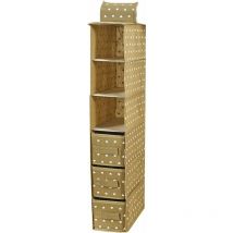 King Home - trieur avec 3 tiroirs en tnt beige