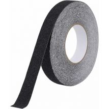 Odipie - Bande Antidérapante Adhésive pour Escaliers, Friction, Abrasif pour Les Sécurité, Escabeau, Intérieur, Extérieur, Haute Traction, 2.5cm x