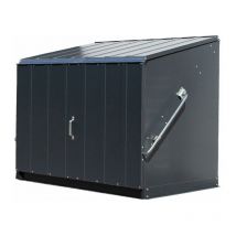 Metall Gerätebox Fahrradgarage Stowaway Anthrazit 88x136x112 cm - Trimetals