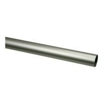 Tringle à rideau acier ø20 longueur 1,50m laqué Coloris - Nickel satiné