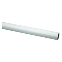 Tringle a rideau acier ø28 longueur 1.80m laque Coloris - Blanc